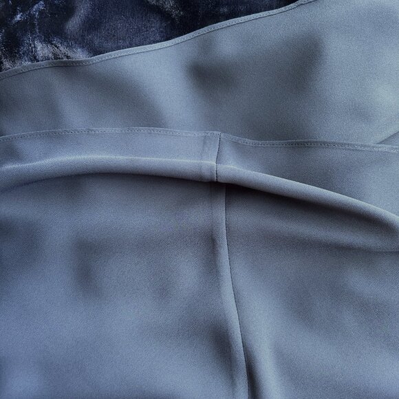 Talbot's 18 Long Evening Dress Midnight Blue - Picture 8 of 10